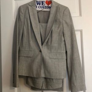 Light Grey Suit - Loft Size 0